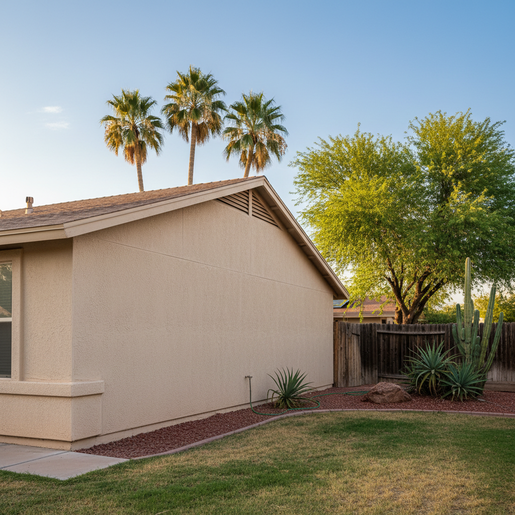 Completed stucco inspection work at a residential property in Gilbert, AZ