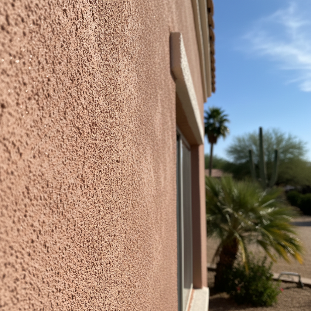 Completed eifs installation work at a residential property in Scottsdale, AZ
