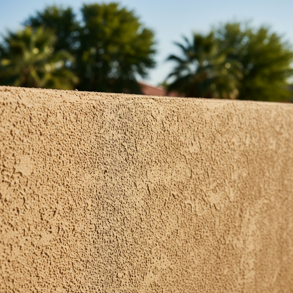 Completed eifs installation work at a residential property in Tempe, AZ