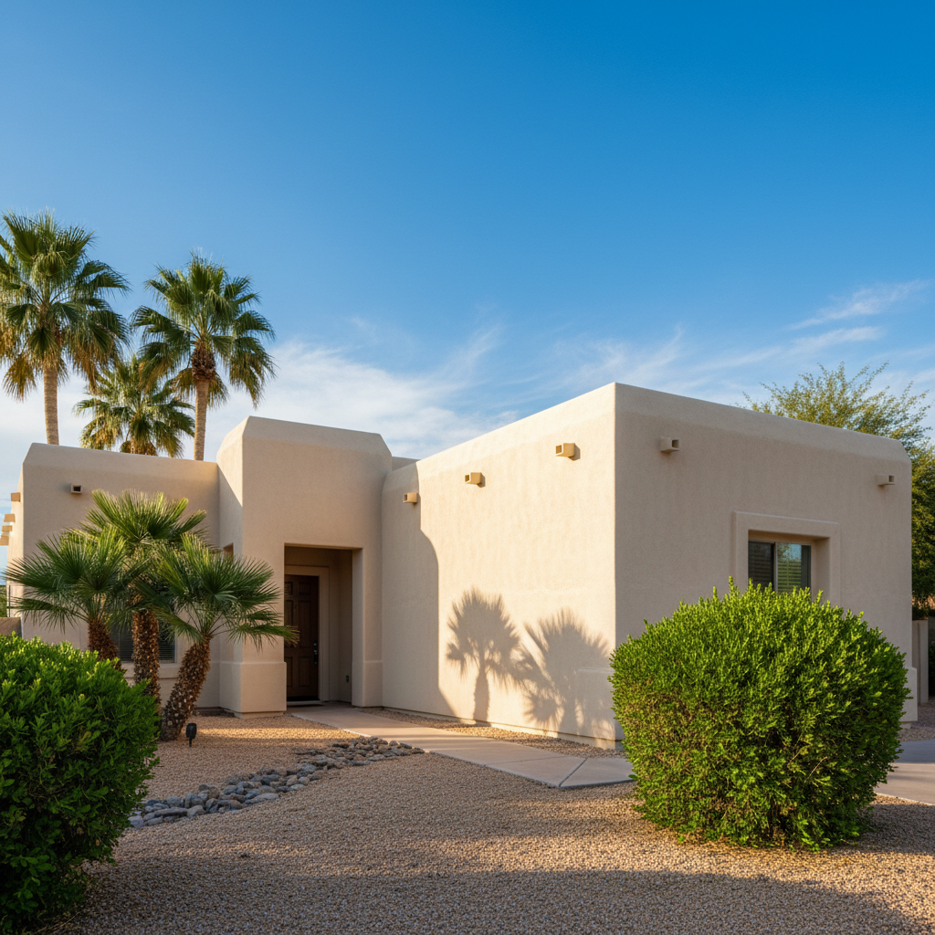 Completed stucco inspection work at a residential property in Tempe, AZ