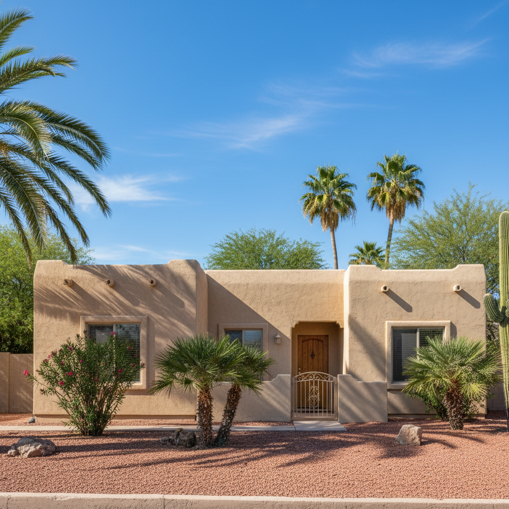 Completed stucco inspection work at a residential property in Yuma, AZ