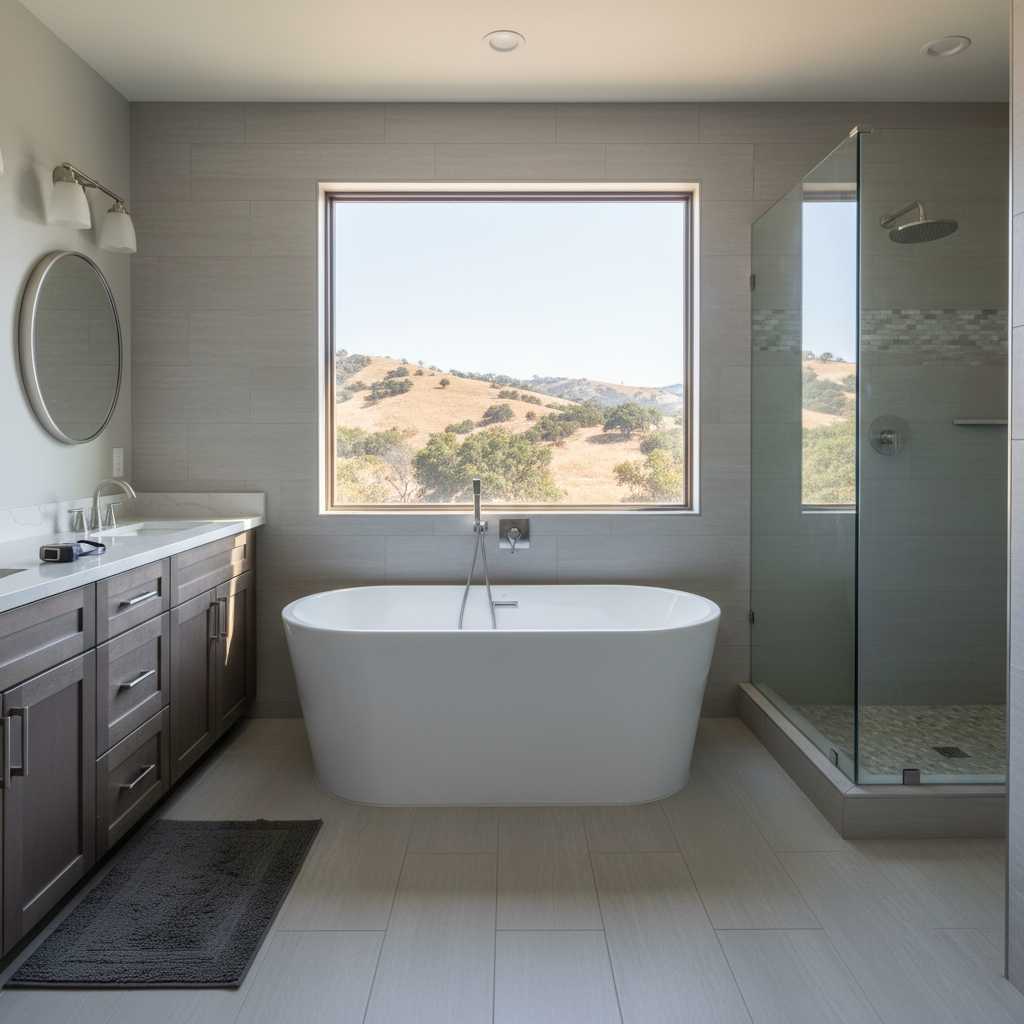 Completed bathtub replacement work at a residential property in Camarillo, CA