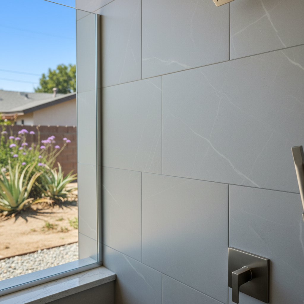 Completed bathroom expansion work at a residential property in Compton, CA