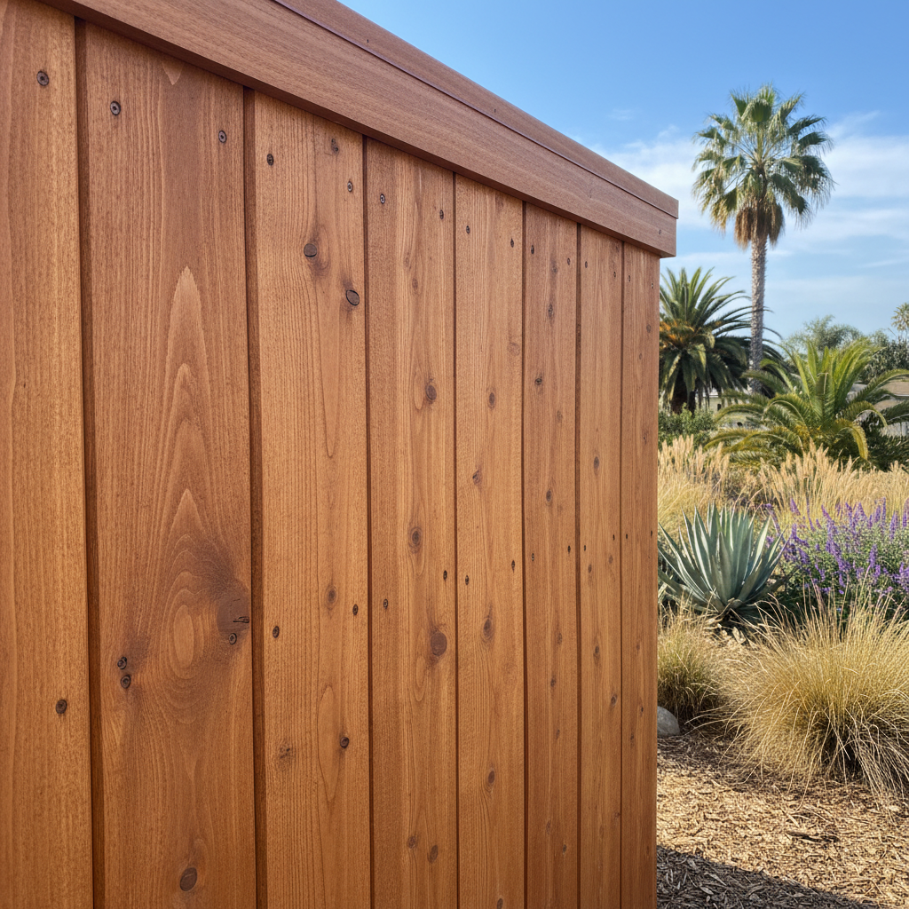 Completed custom shed design work at a residential property in Oceanside, CA