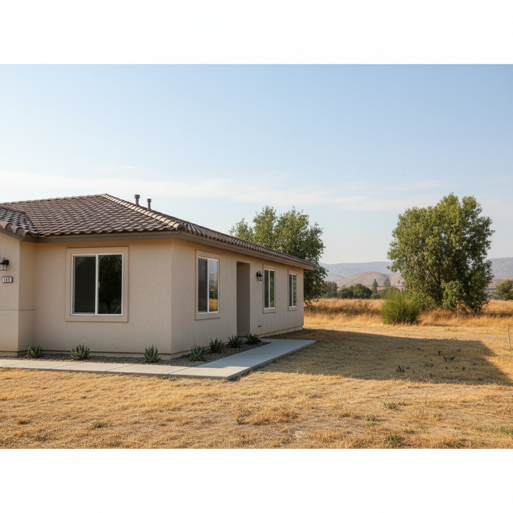 Completed eifs installation work at a residential property in Bakersfield, CA