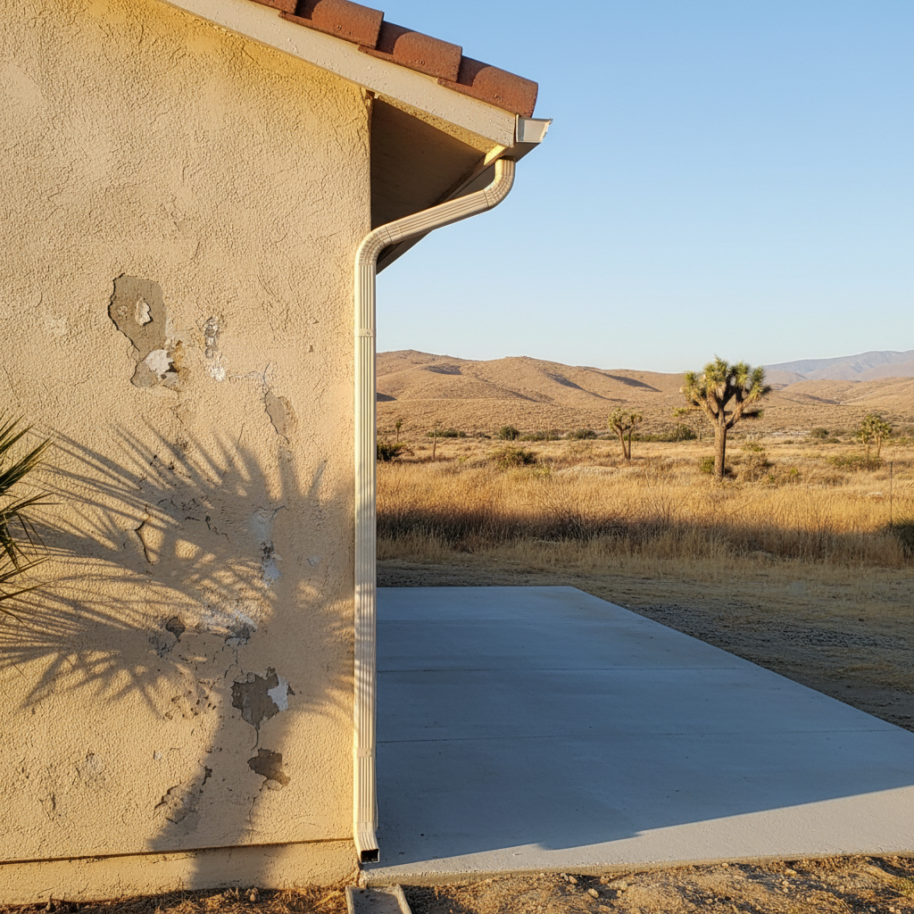Completed stucco installation work at a residential property in Bakersfield, CA