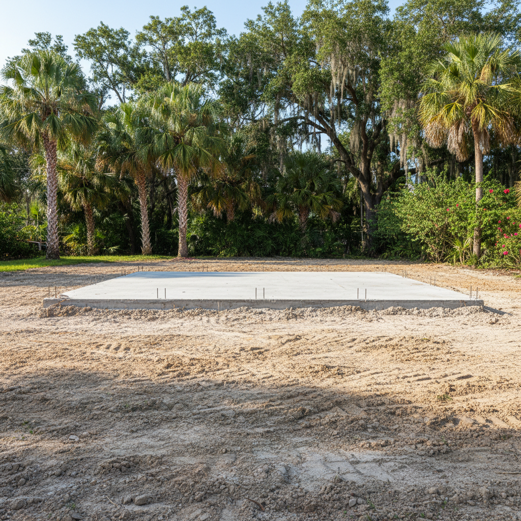 Completed structural demolition work at a residential property in Port Richey, FL