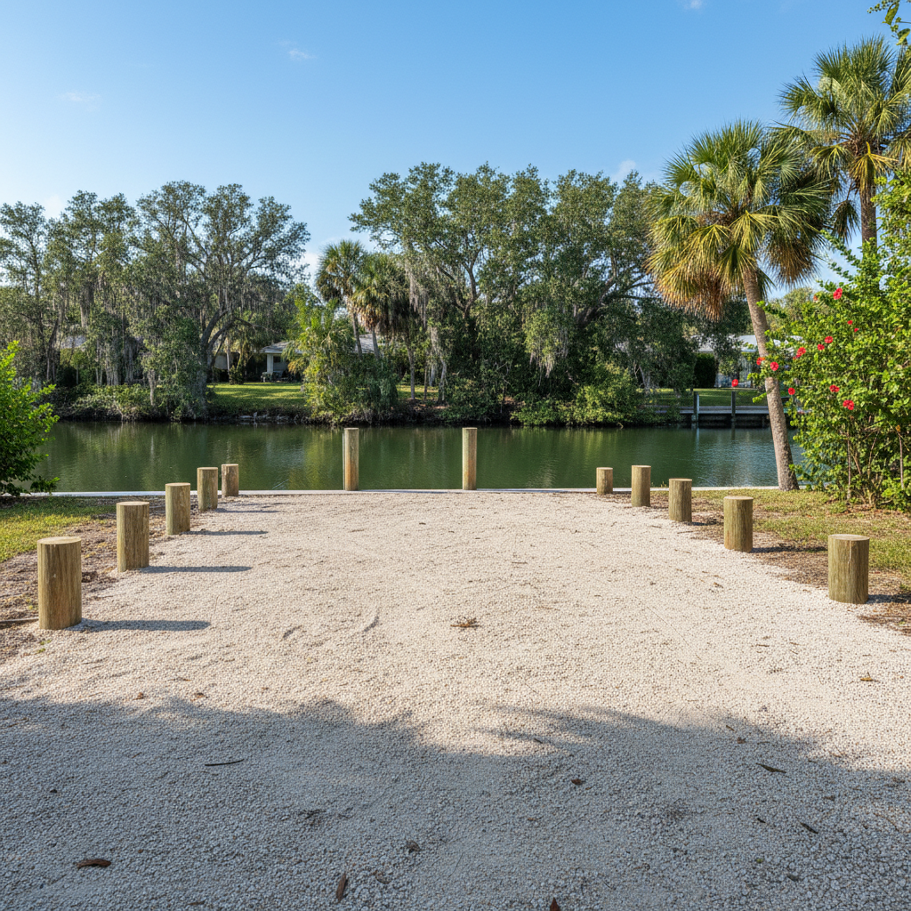 Completed dock demolition work at a residential property in Port Richey, FL
