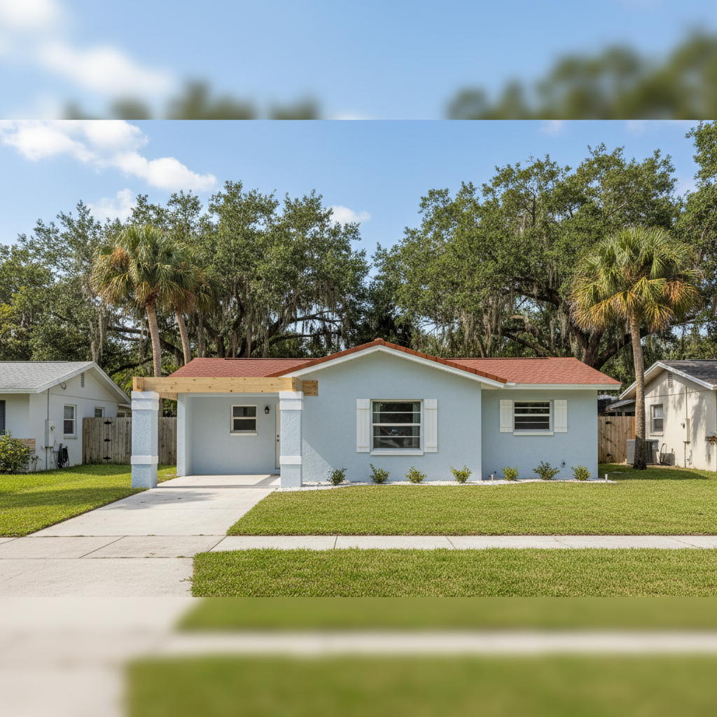 Completed load-bearing wall removal consulting work at a residential property in St. Petersburg, FL
