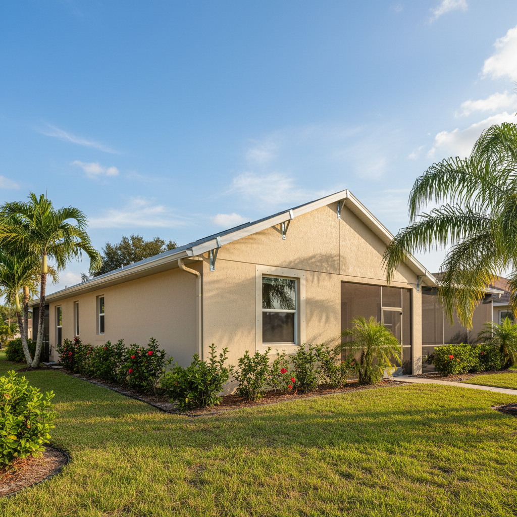 Completed wind & storm damage evaluation work at a residential property in Cape Coral, FL