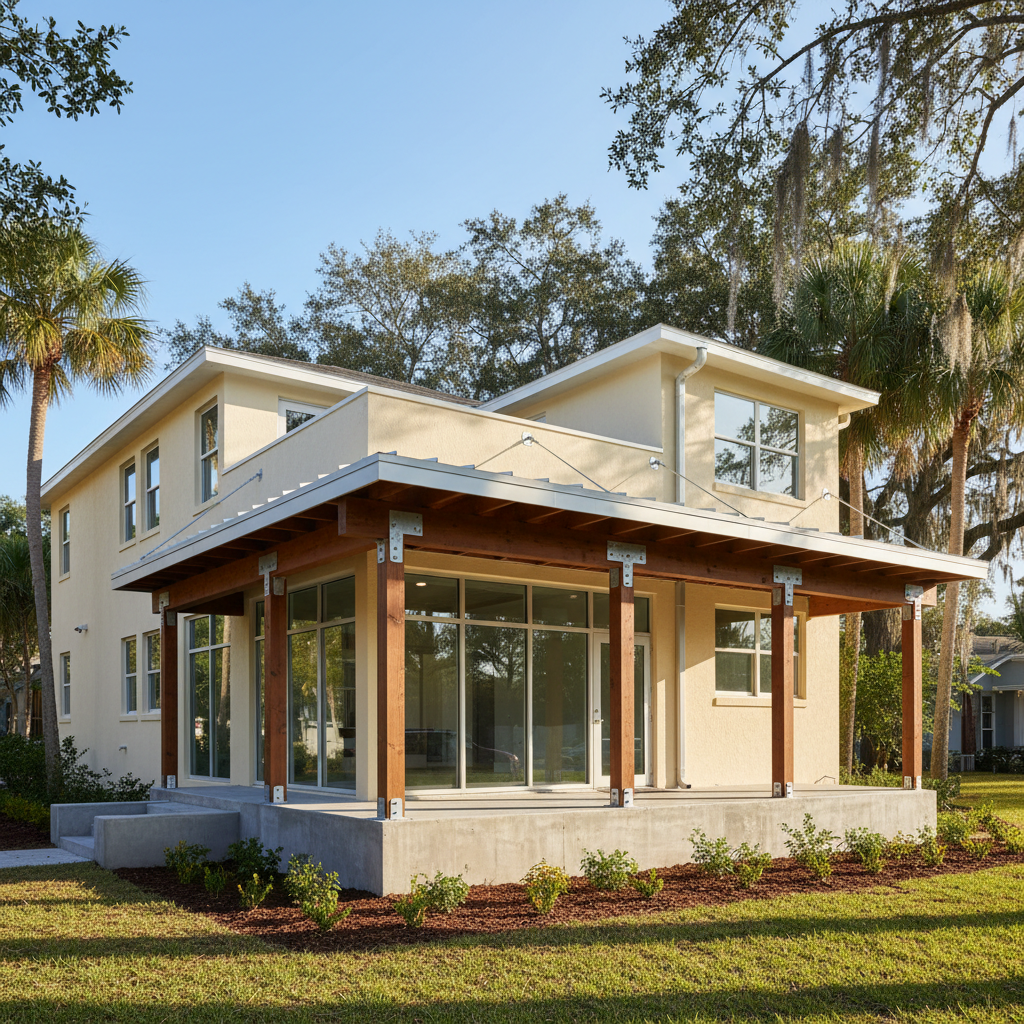 Completed residential & commercial structural engineering work at a residential property in St. Petersburg, FL