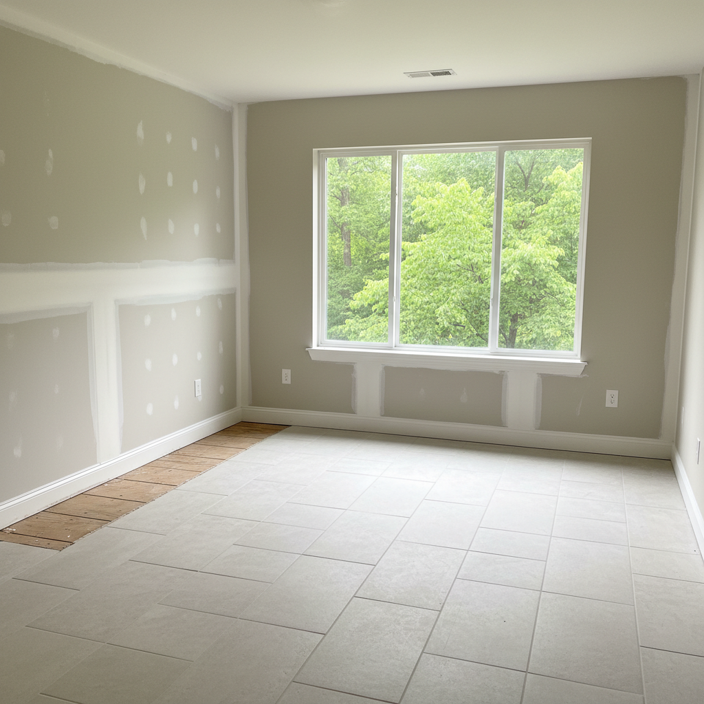 Completed mold remediation work at a residential property in Baldwin, GA