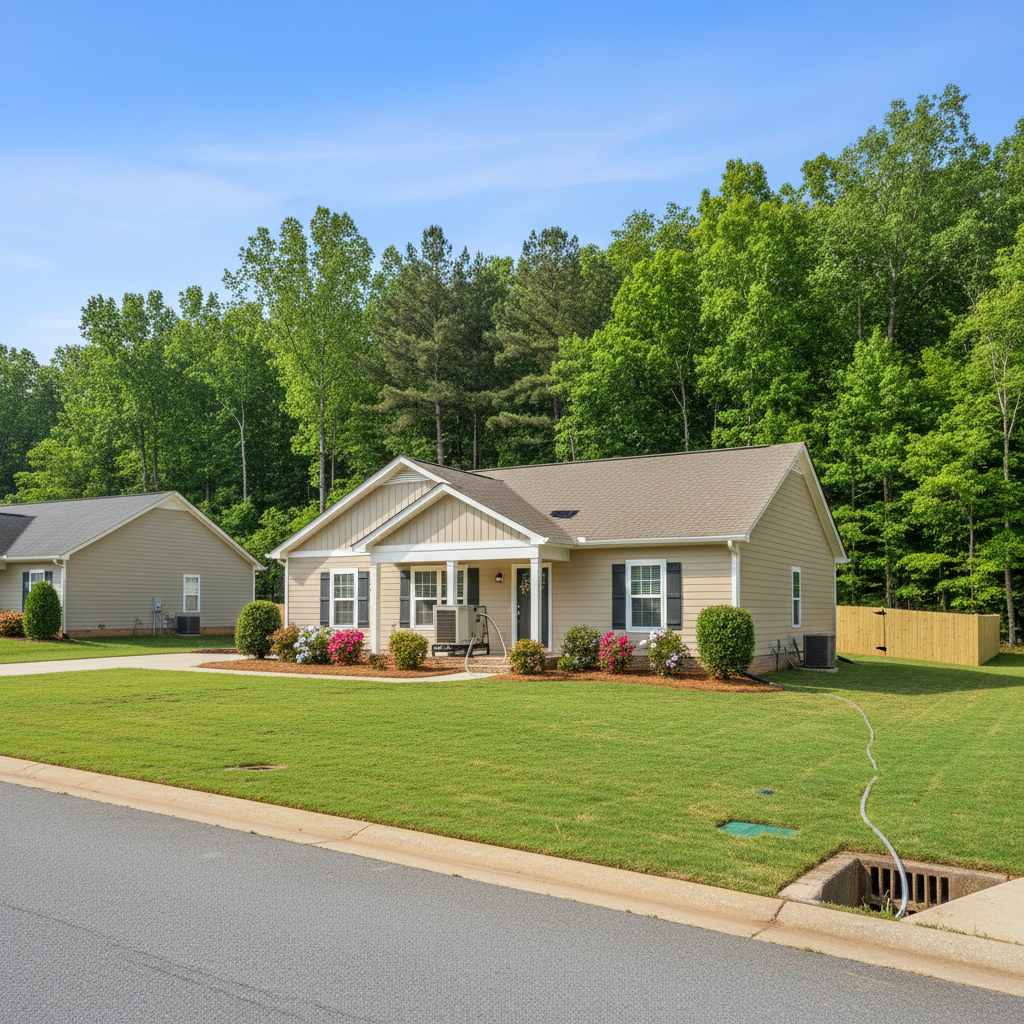 Completed emergency water cleanup work at a residential property in Baldwin, GA