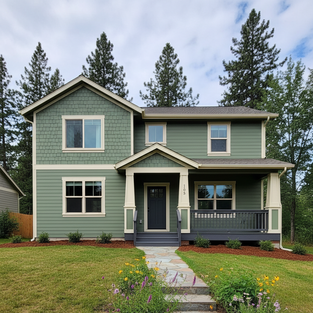 Completed color consultation work at a residential property in Coeur d'Alene, ID