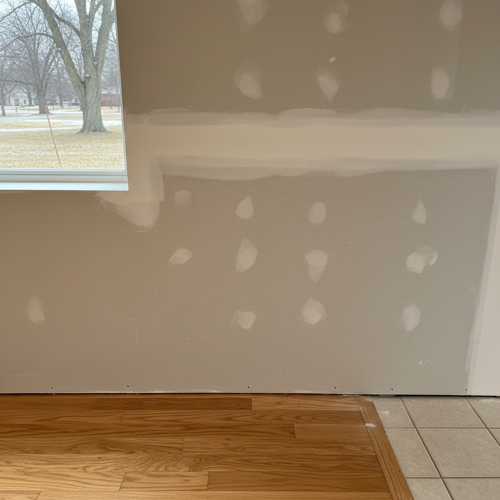 Completed mold remediation work at a residential property in Rockford, IL