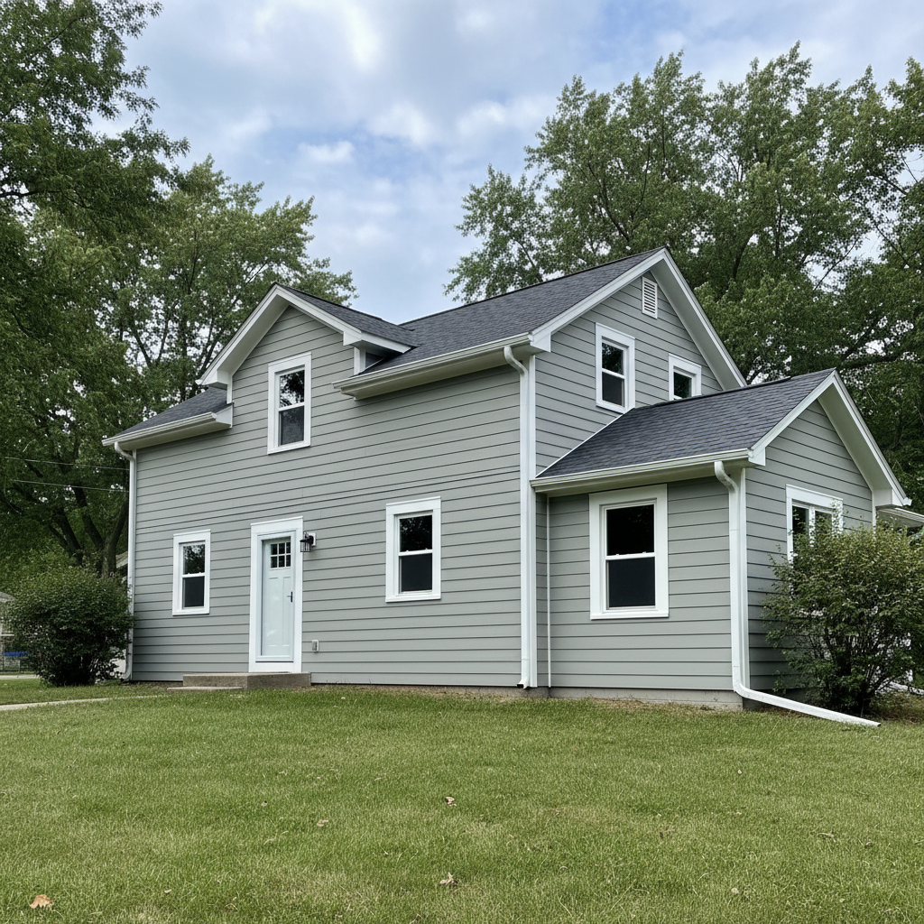 Completed siding inspection work at a residential property in Topeka, KS