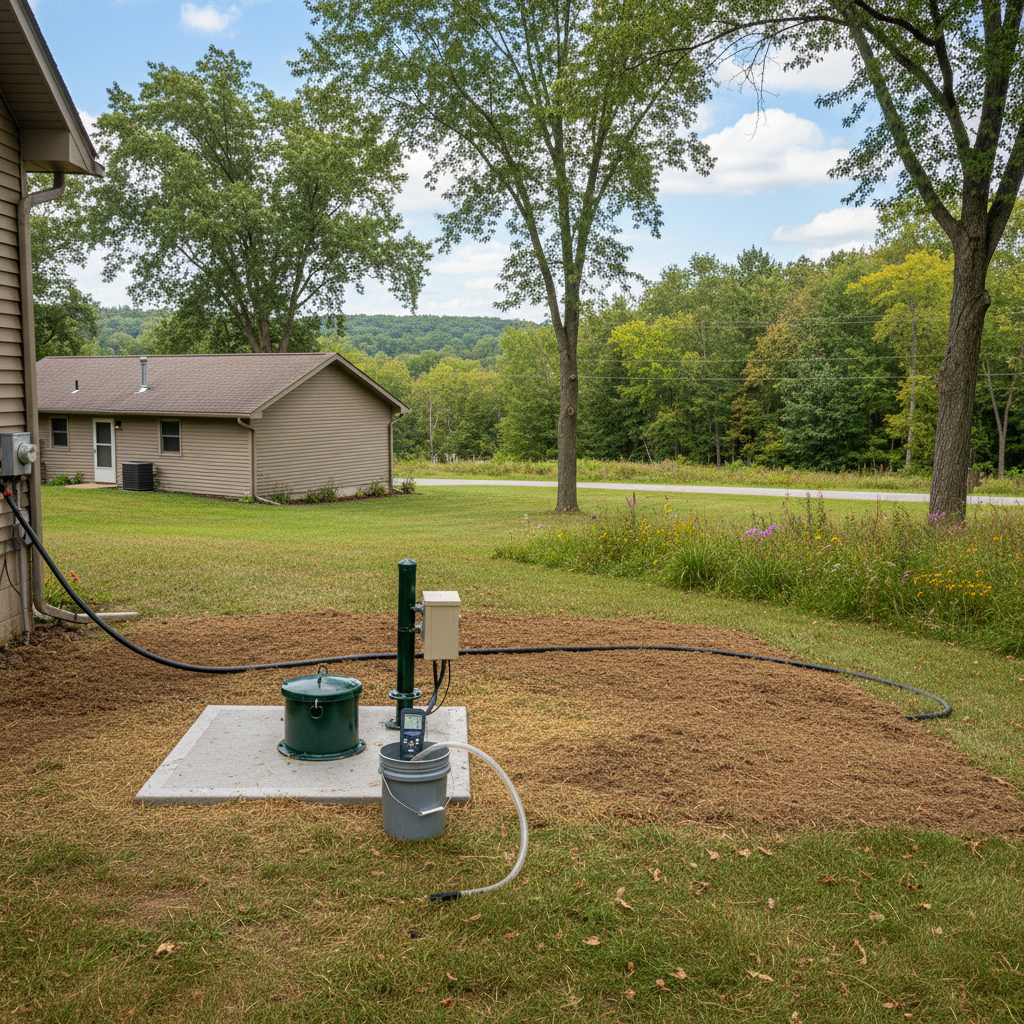 Completed water testing work at a residential property in Kalamazoo, MI