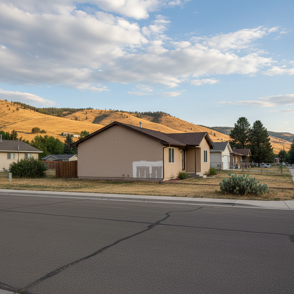 Completed drywall repair work at a residential property in Billings, MT
