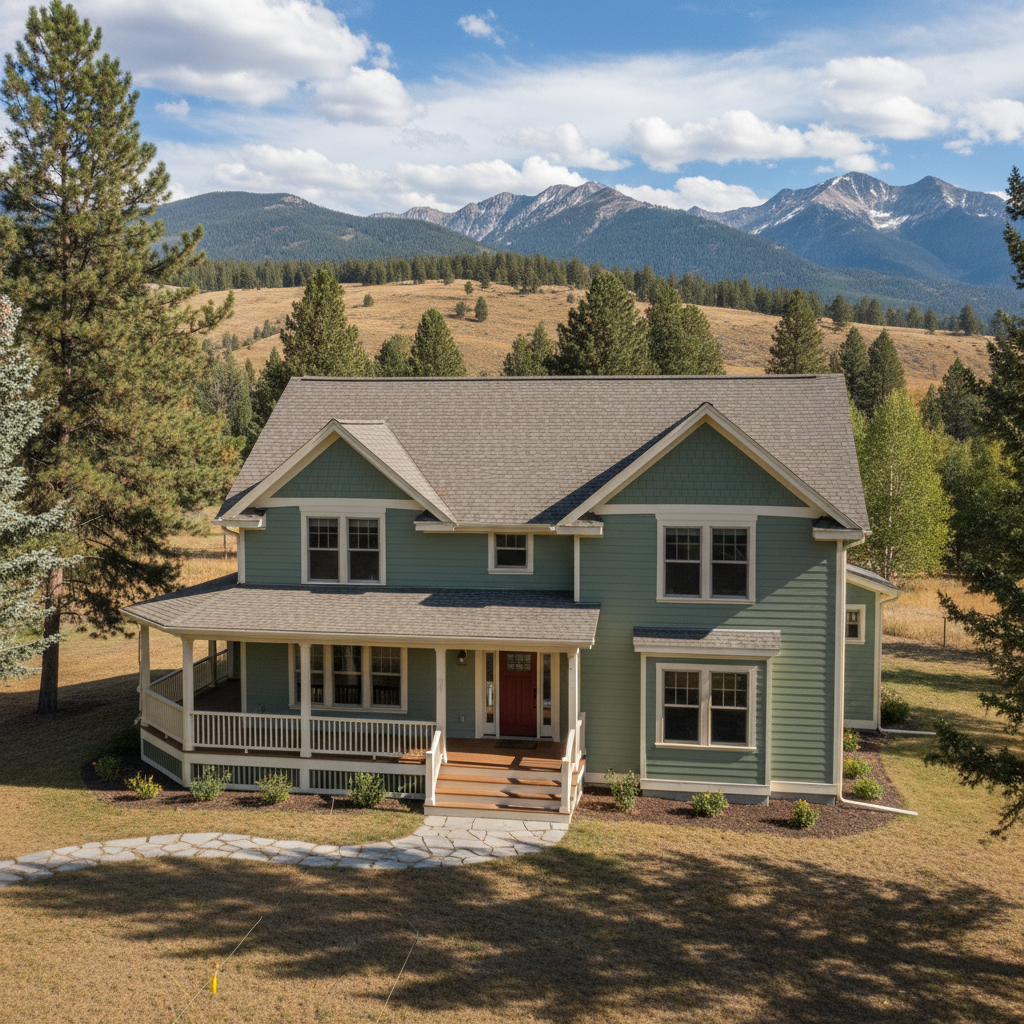 Completed color consultation work at a residential property in Victor, MT