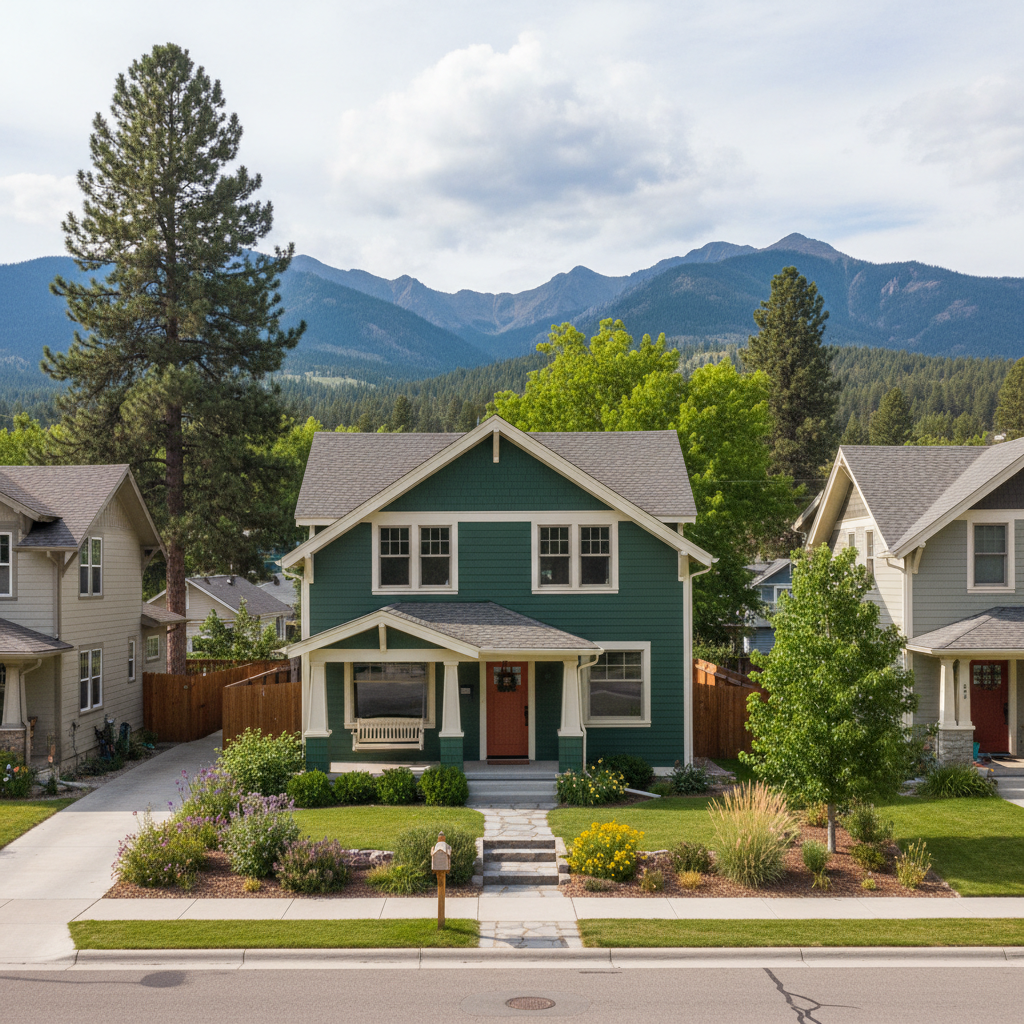 Completed color consultation work at a residential property in Missoula, MT