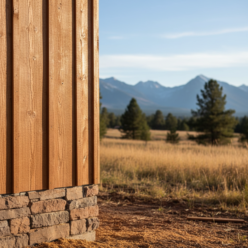 Completed custom shed design work at a residential property in Victor, MT