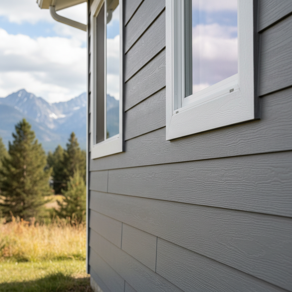 Completed vinyl siding installation work at a residential property in Kalispell, MT