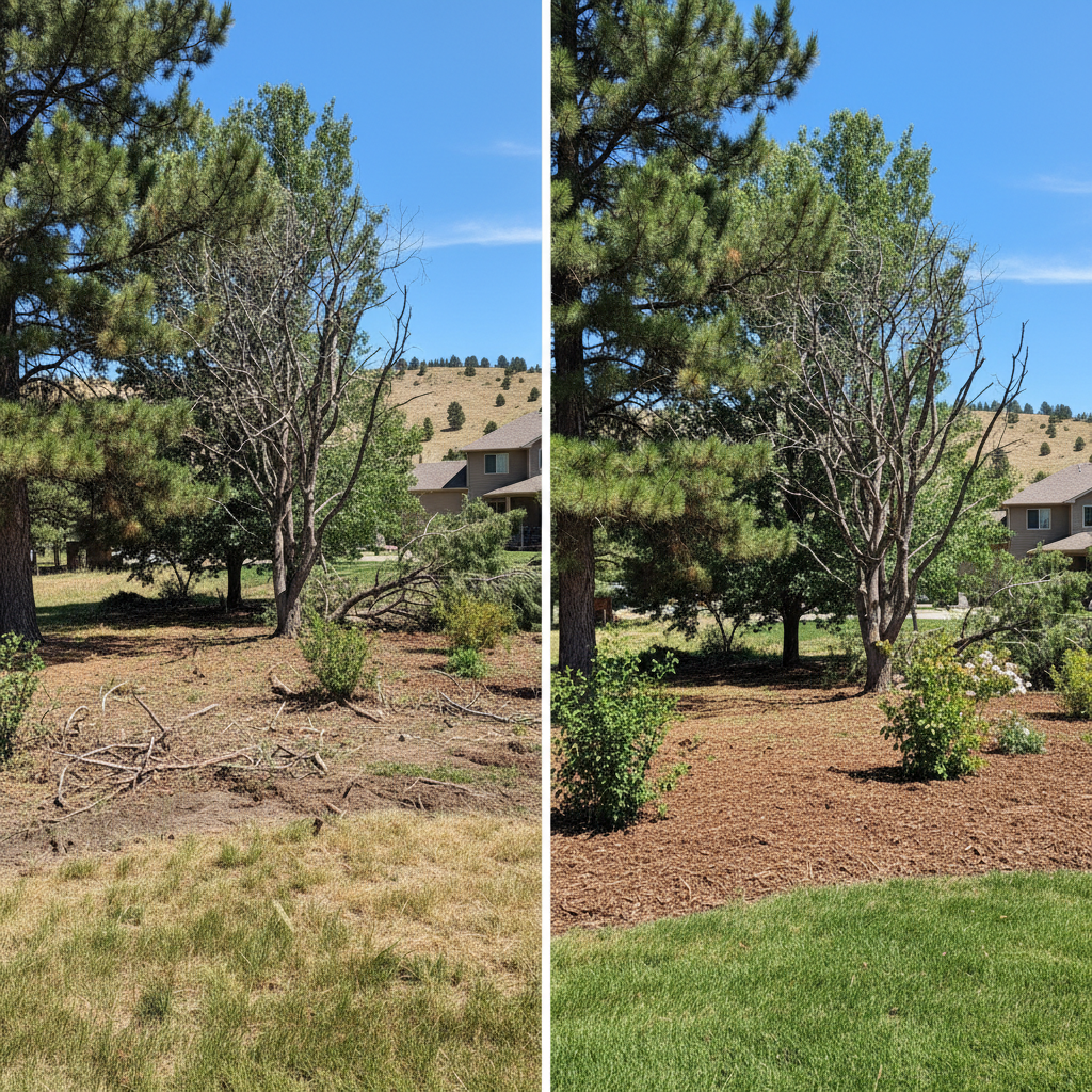 Completed tree health & care work at a residential property in Billings, MT