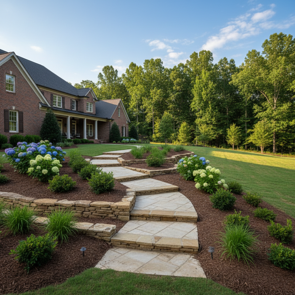 Completed scar revision work at a residential property in Birmingham, AL
