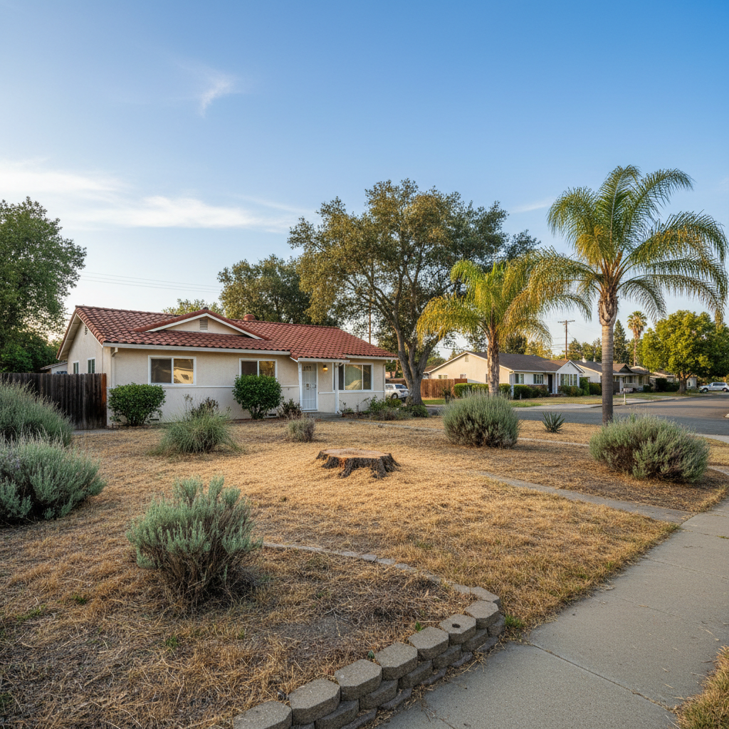 Completed stump grinding & removal work at a residential property in Fremont, CA
