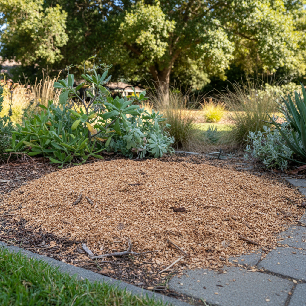 Completed stump grinding & removal work at a residential property in Fremont, CA