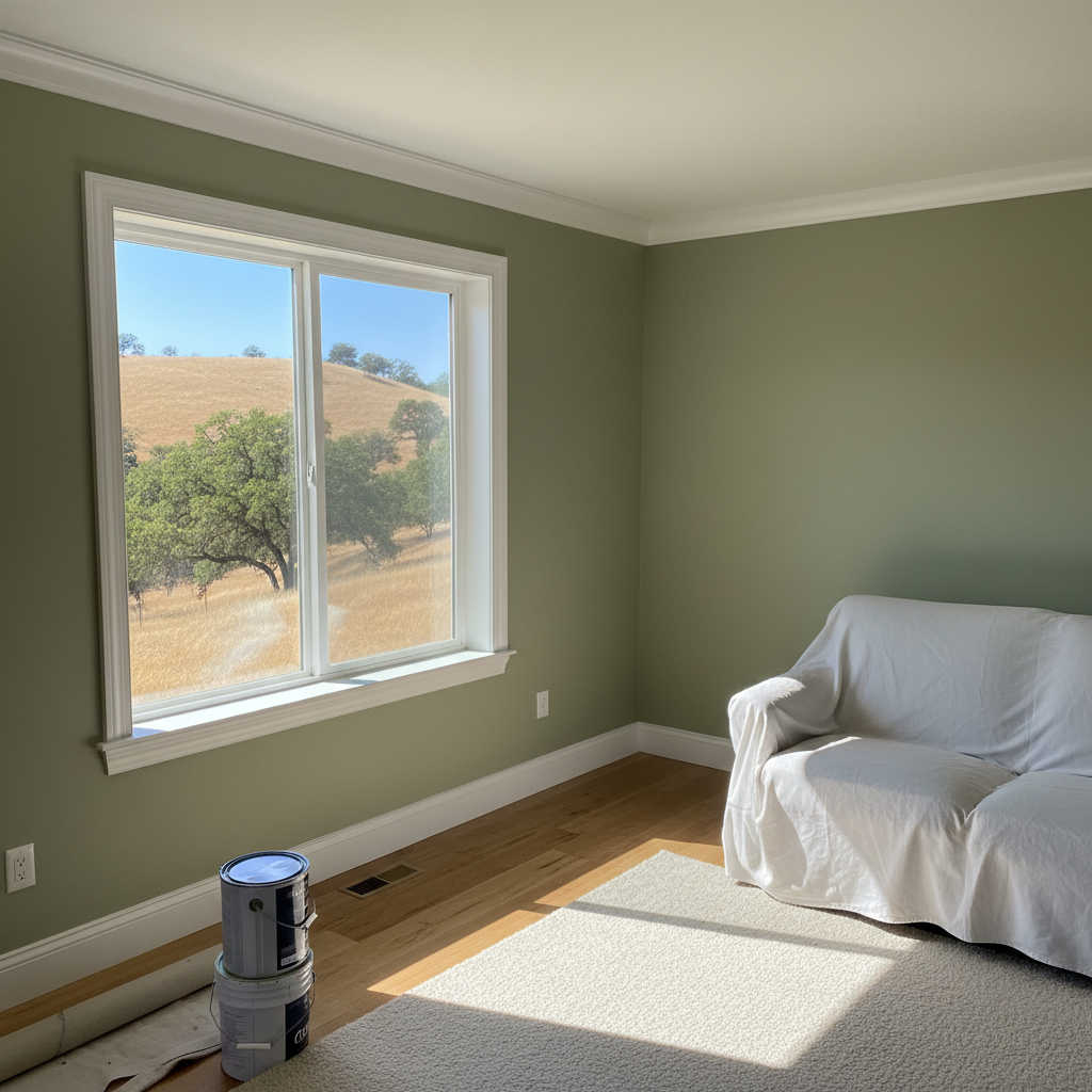 Completed interior painting work at a residential property in Auburn, CA