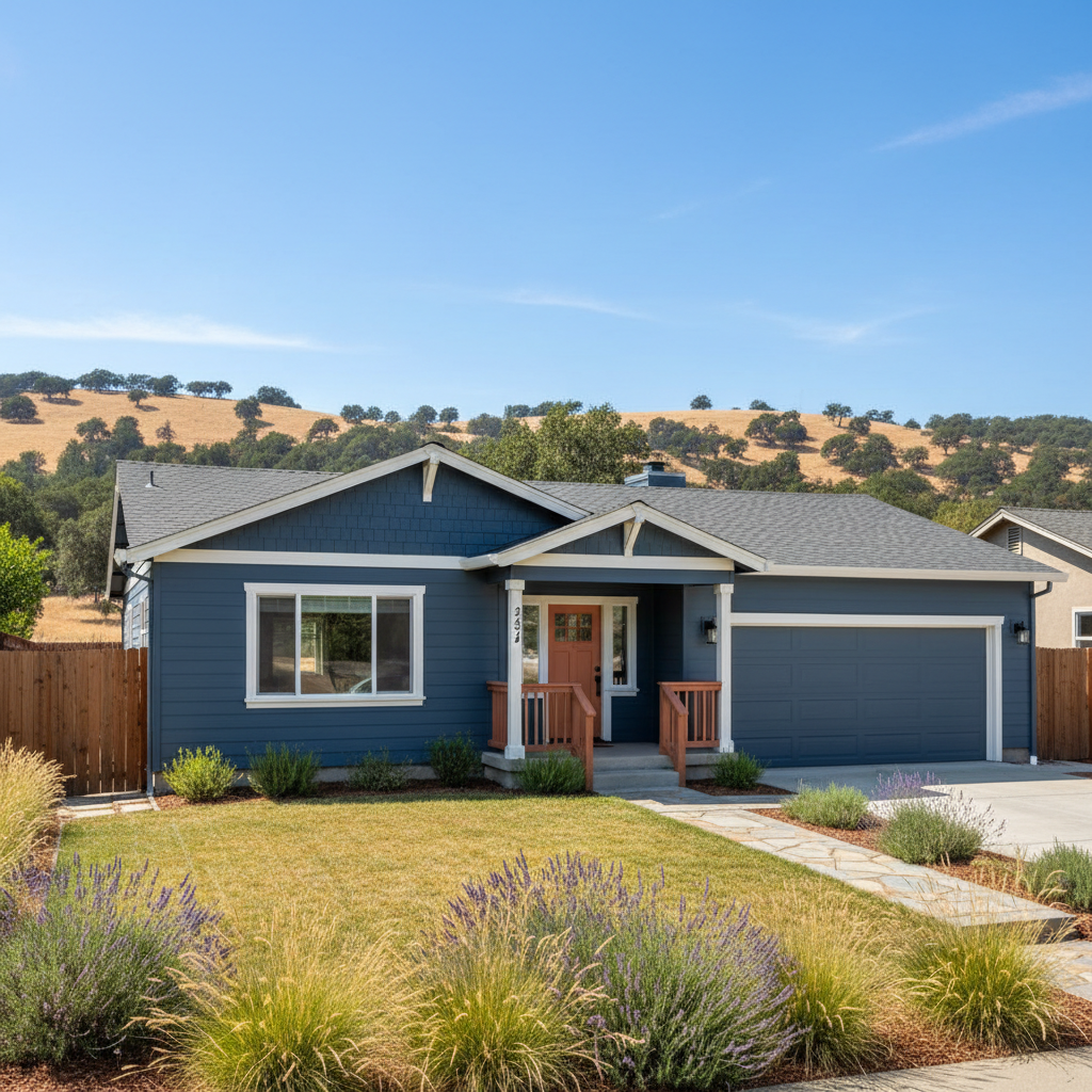 Completed color consultation work at a residential property in Auburn, CA