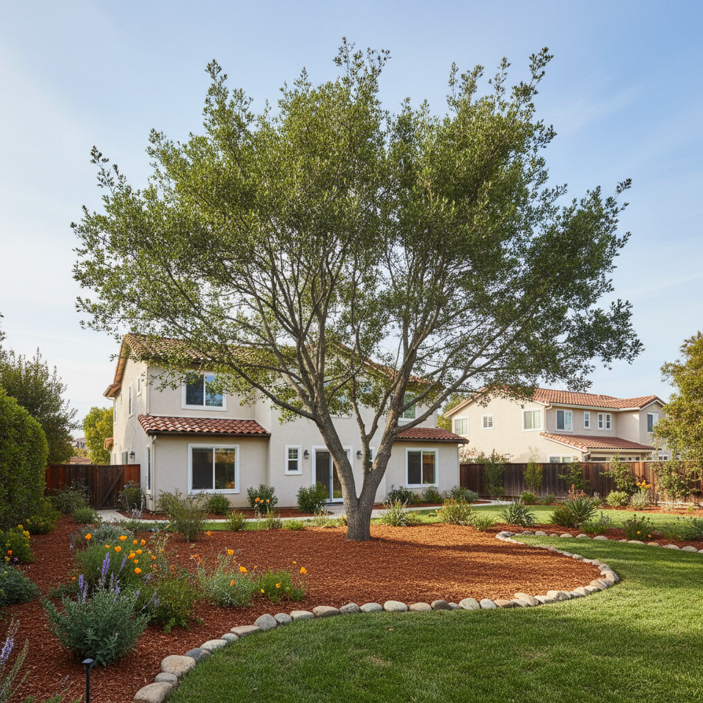Completed tree health & care work at a residential property in San Lorenzo, CA