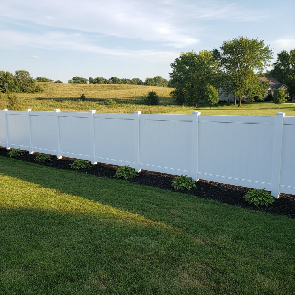 Completed farm fencing work at a residential property in Omaha, NE