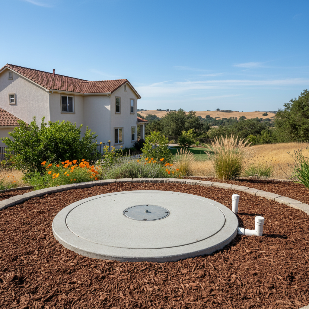 Completed well installation work at a residential property in Fair Oaks, CA
