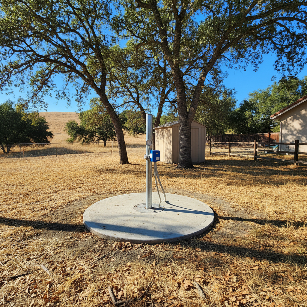 Completed well repair work at a residential property in Fair Oaks, CA