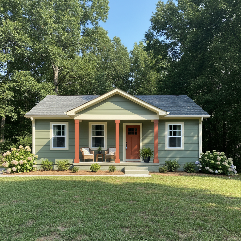 Completed color consultation work at a residential property in Fayetteville, NC