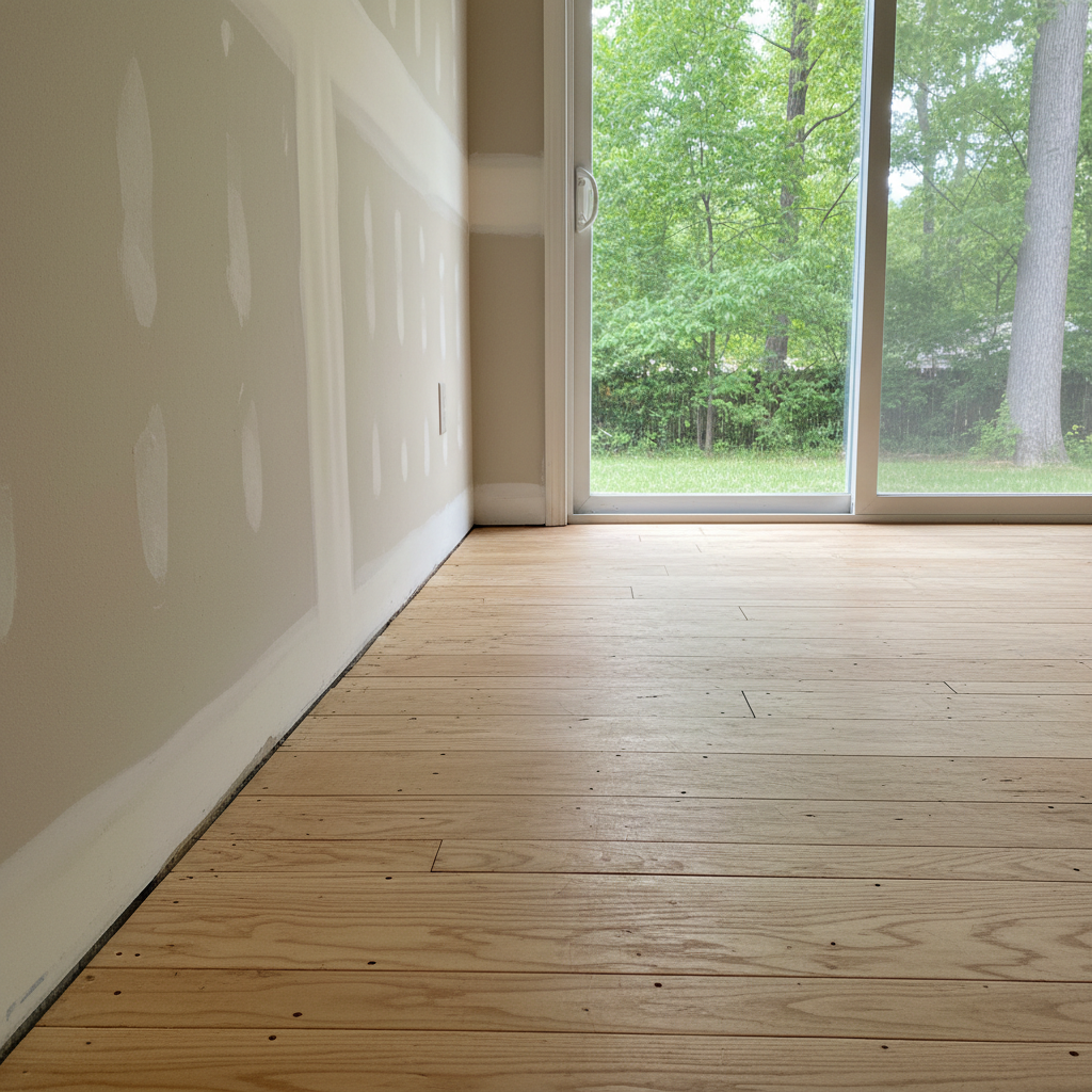 Completed water damage cleanup work at a residential property in Charlotte, NC
