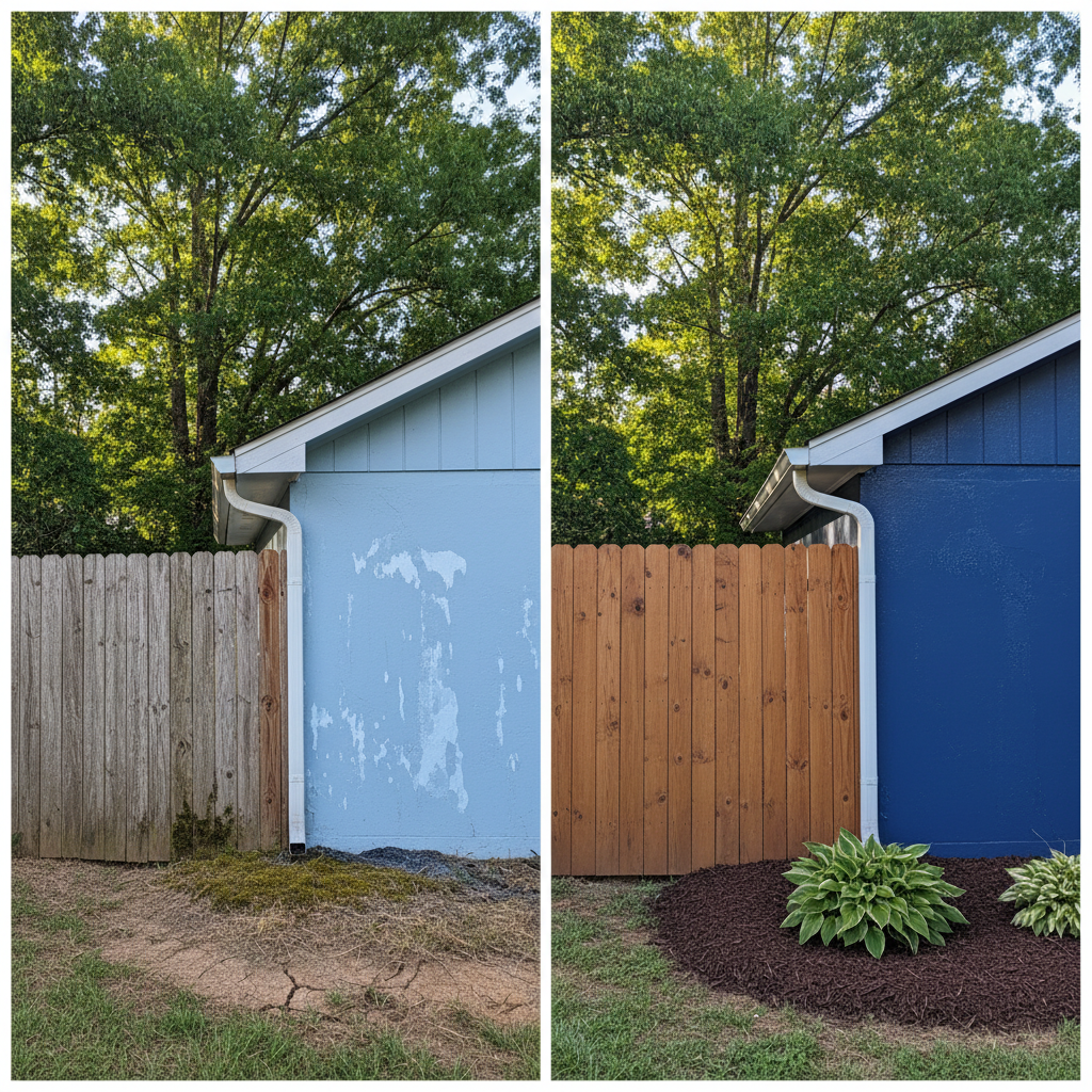 Completed commercial painting work at a residential property in Fayetteville, NC