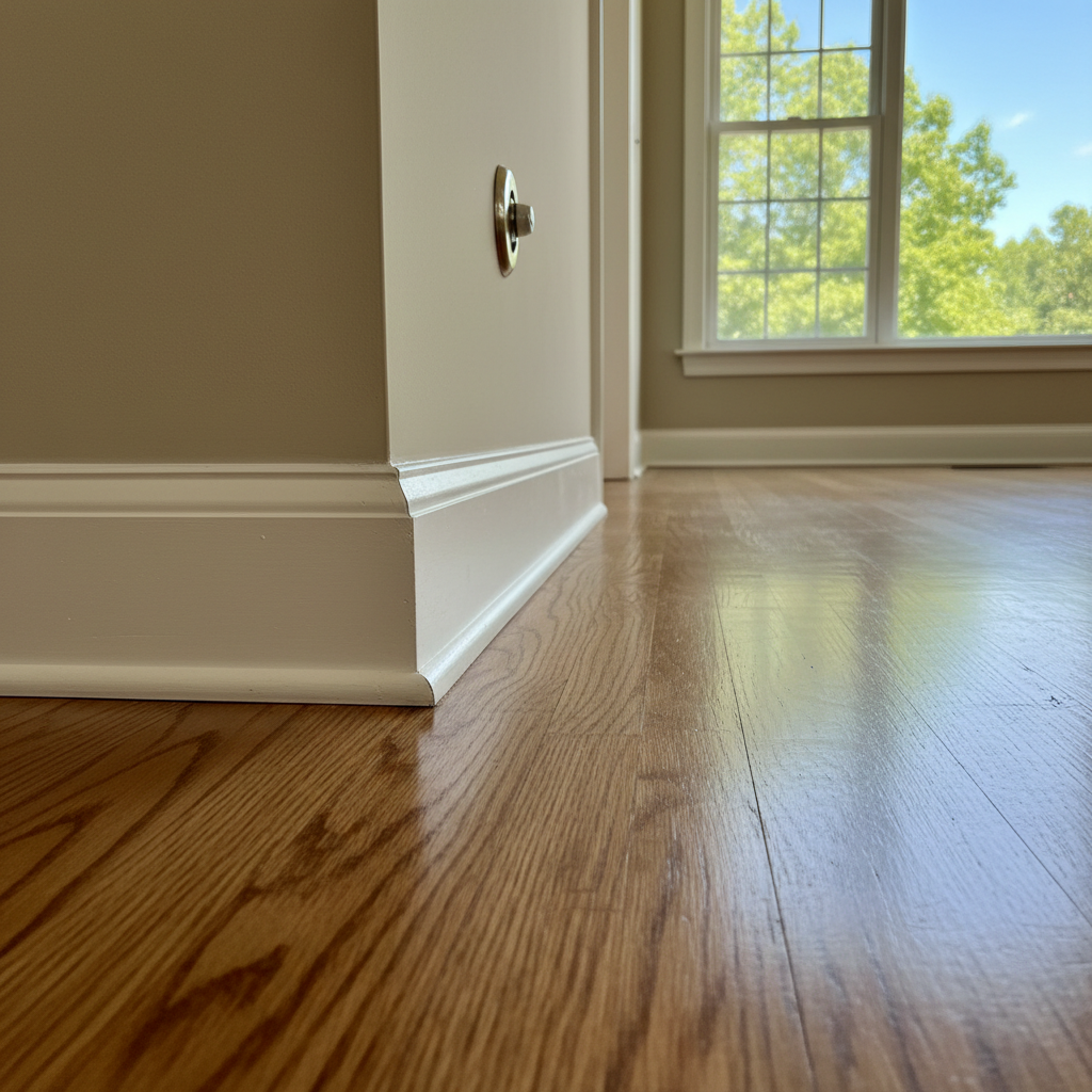 Completed water damage remediation work at a residential property in Lexington, NC