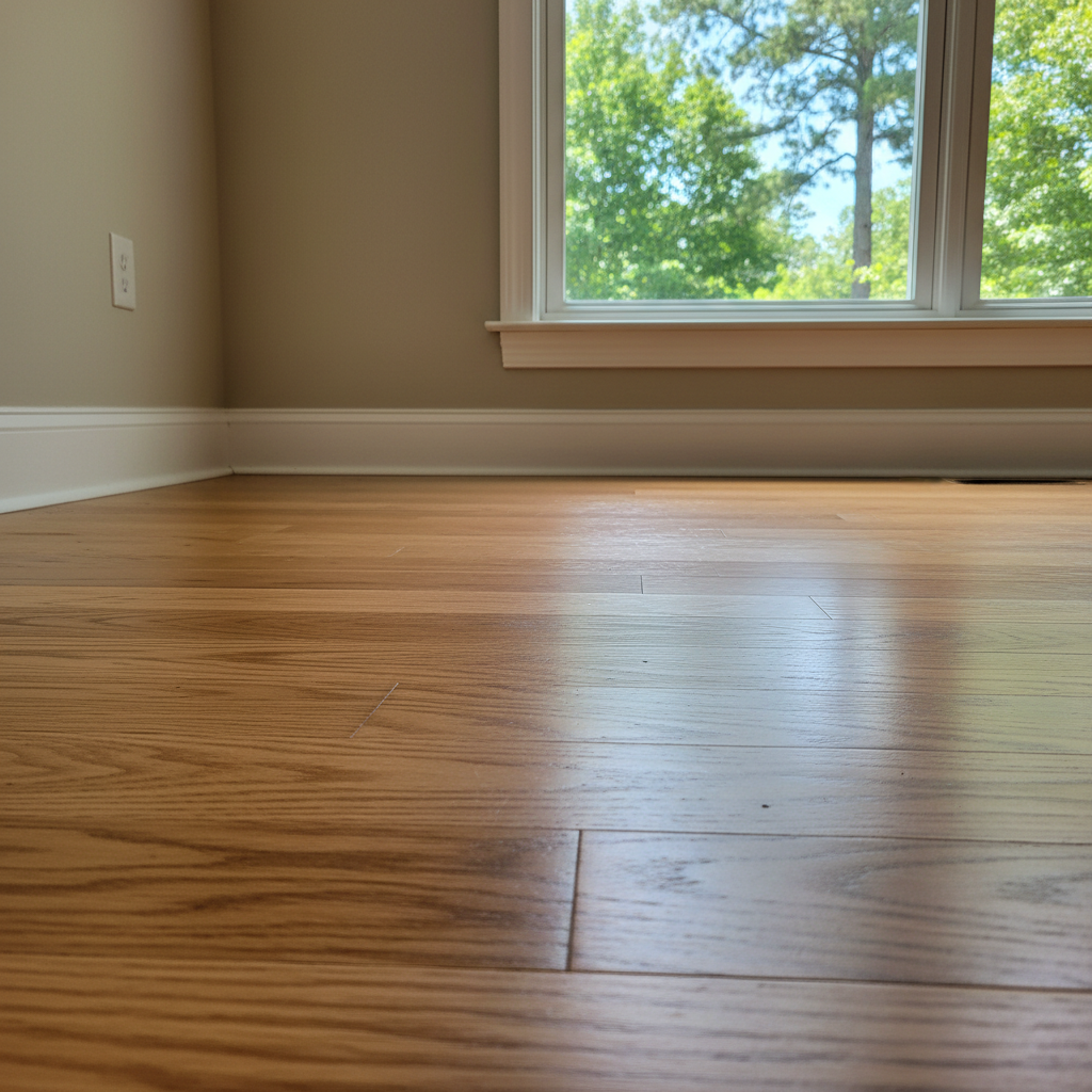 Completed water damage remediation work at a residential property in Charlotte, NC