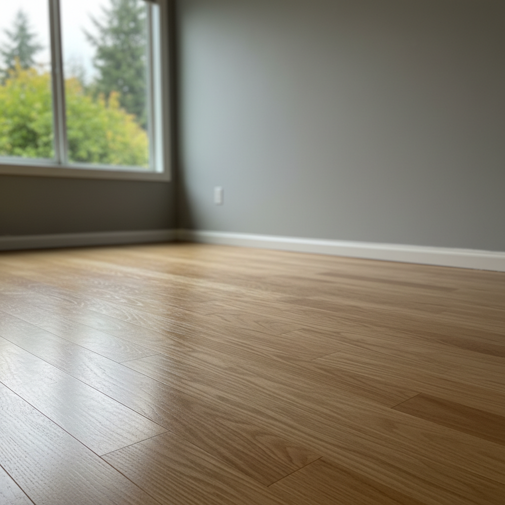 Completed flood damage restoration work at a residential property in Portland, OR