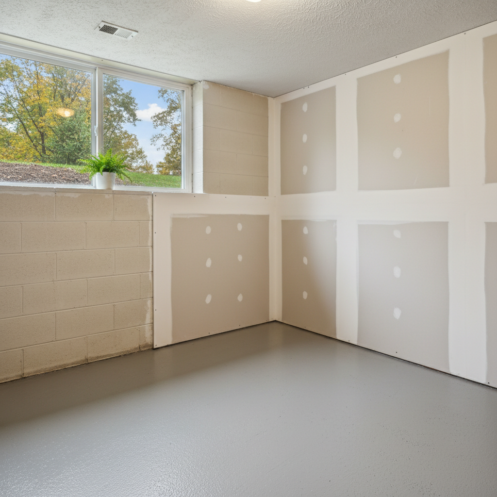 Completed mold remediation work at a residential property in Pittsburgh, PA