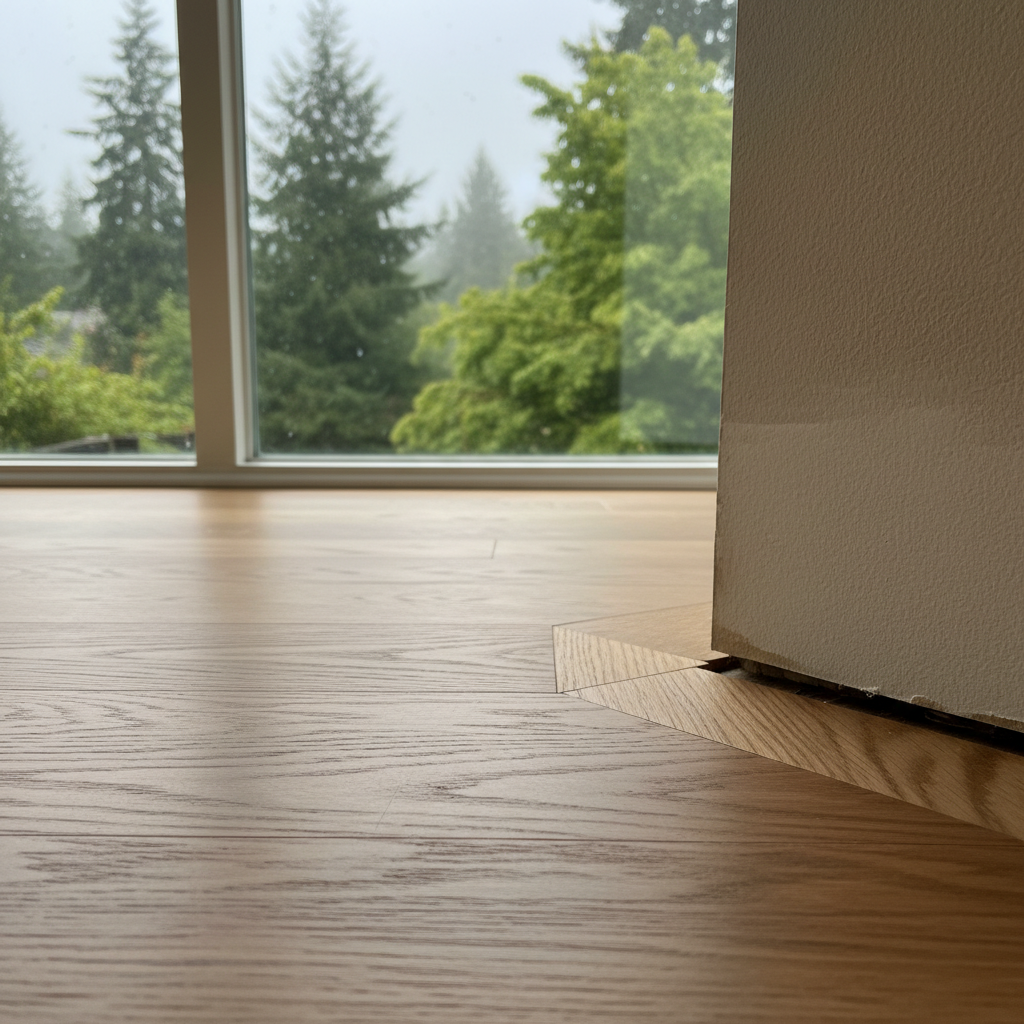 Completed water damage cleanup work at a residential property in Portland, OR
