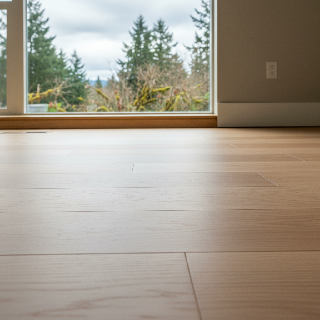 Completed water damage remediation work at a residential property in Portland, OR