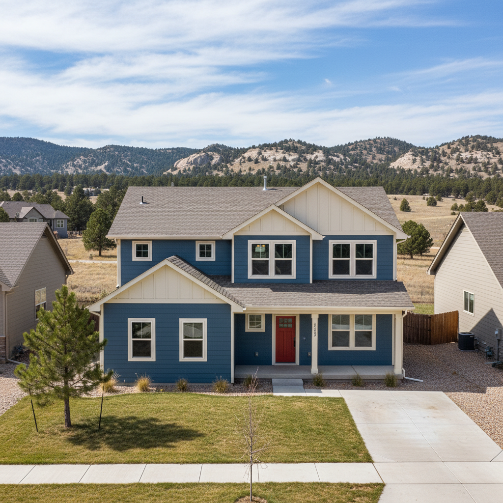 Completed color consultation work at a residential property in Rapid City, SD