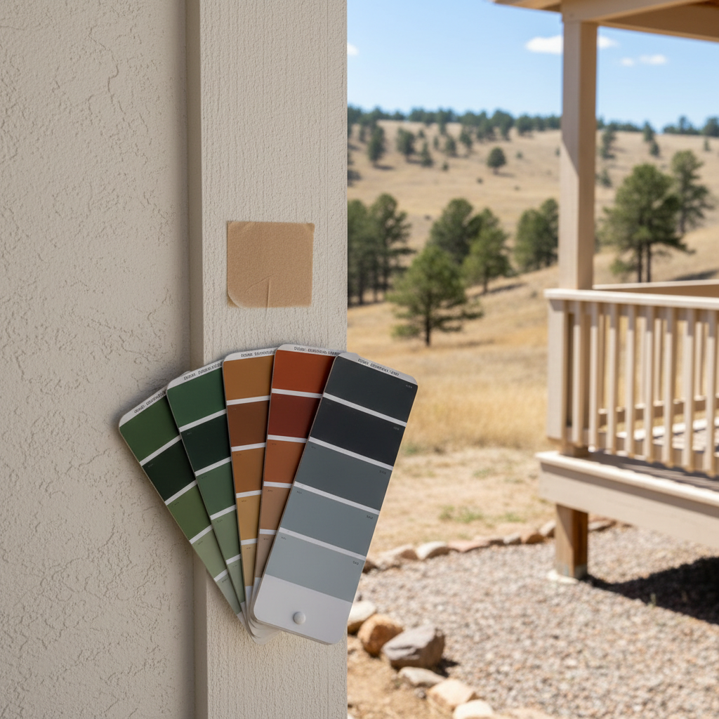 Completed color consultation work at a residential property in Rapid City, SD