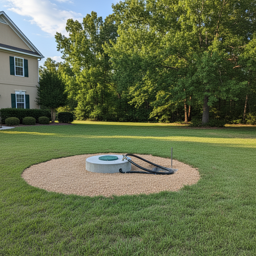 Completed environmental drilling work at a residential property in Summerville, SC