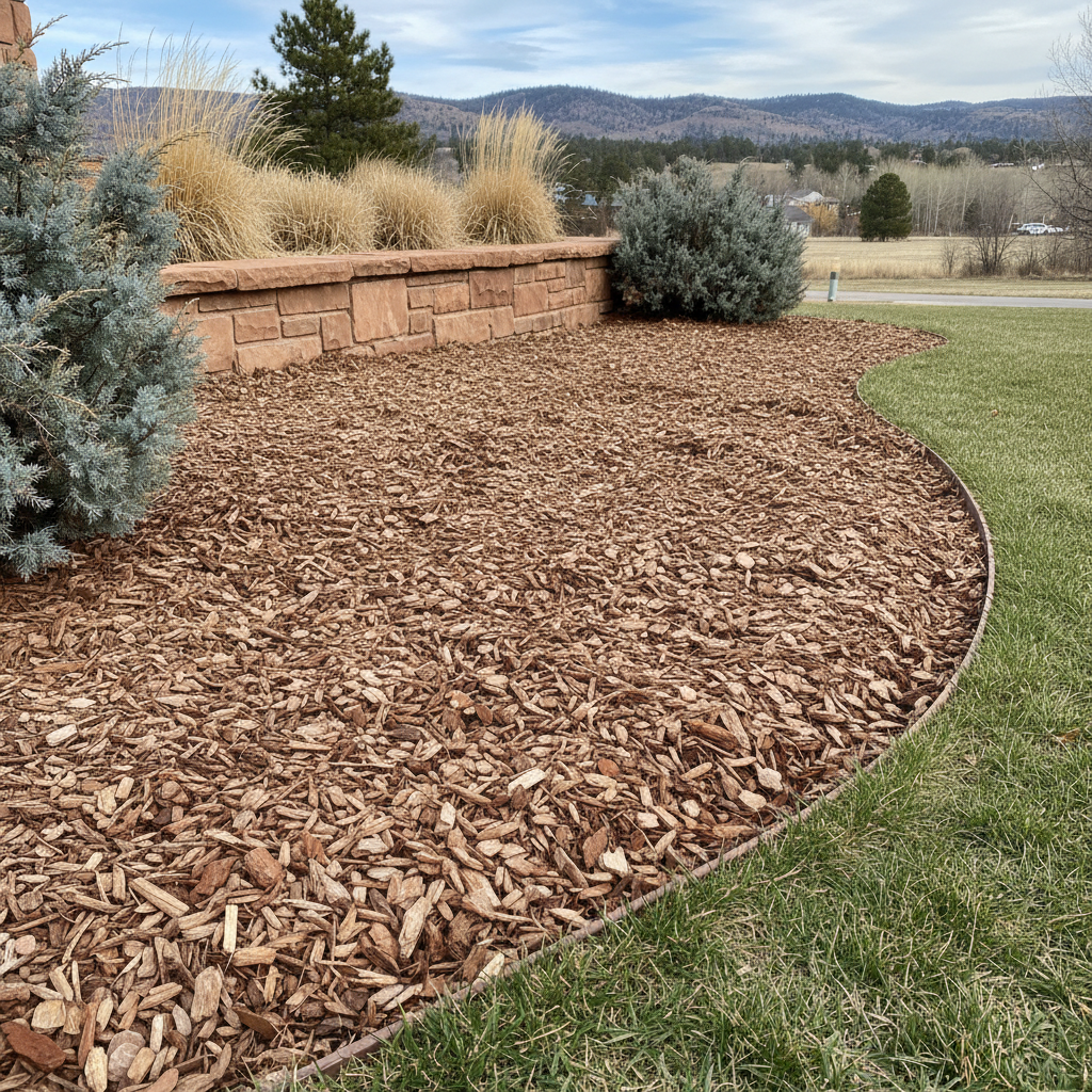 Completed seasonal cleanup work at a residential property in Rapid City, SD