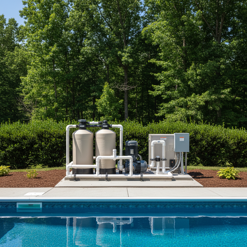 Completed equipment installation work at a residential property in Cleveland, TN